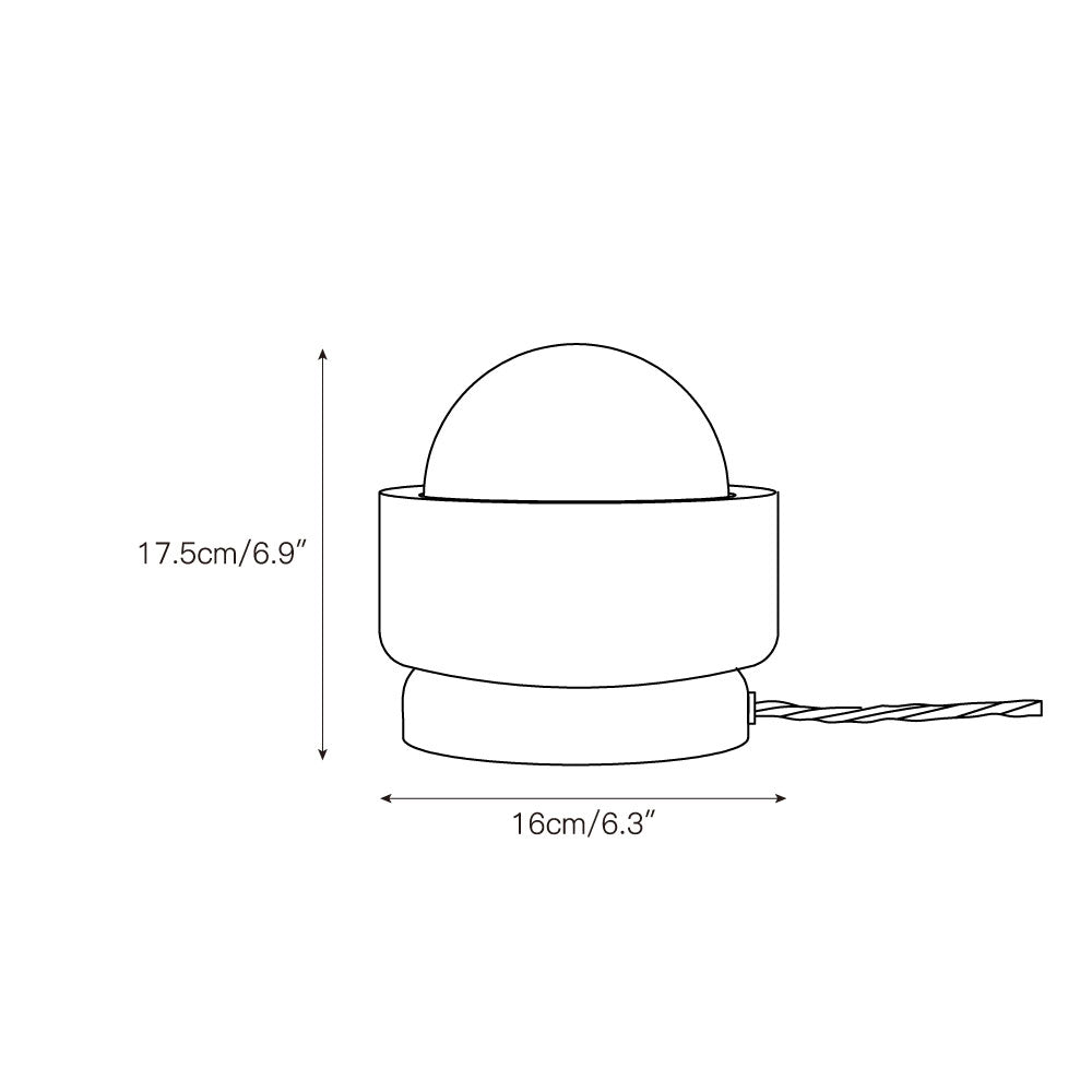 Corkalf-bordlampe