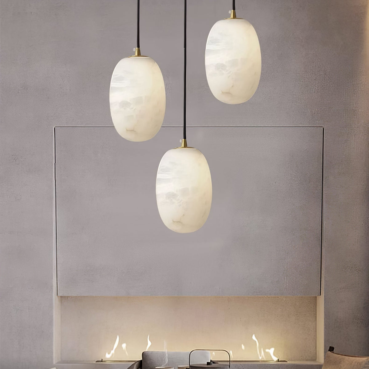 Luxors pendellampa i alabaster