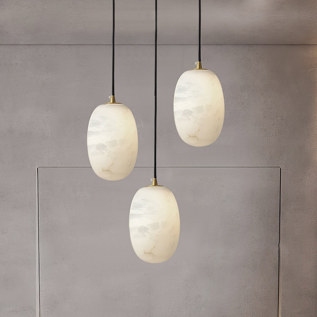 Luxors pendellampa i alabaster
