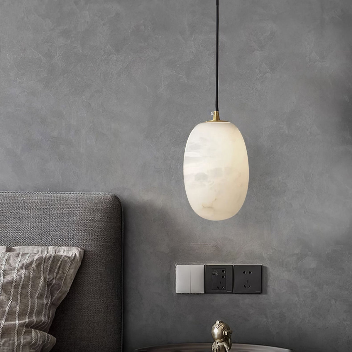 Luxors pendellampa i alabaster