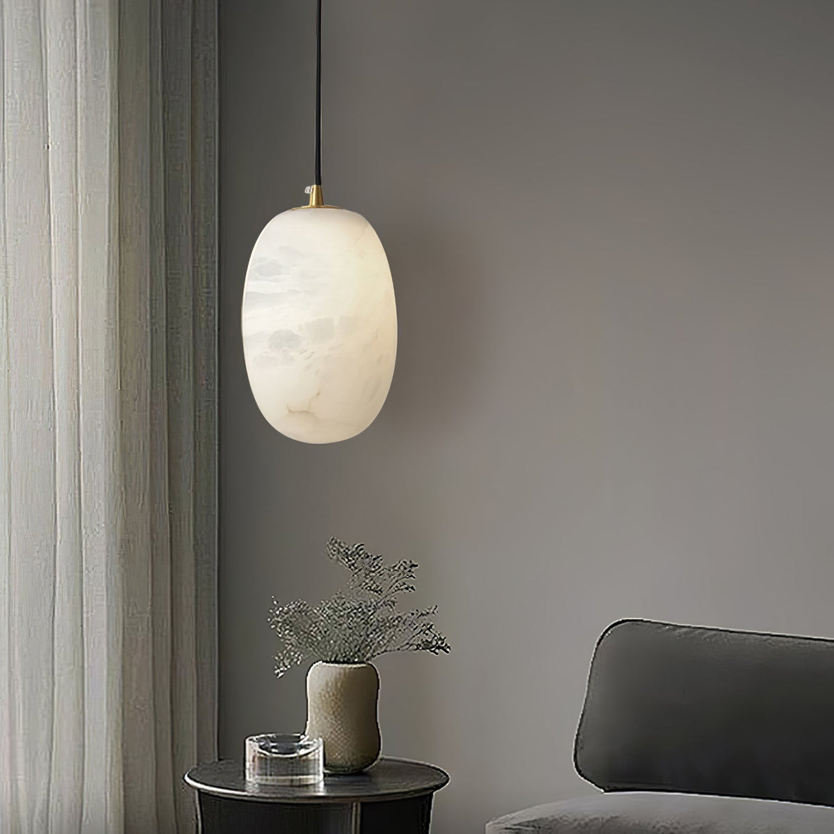 Luxors pendellampa i alabaster
