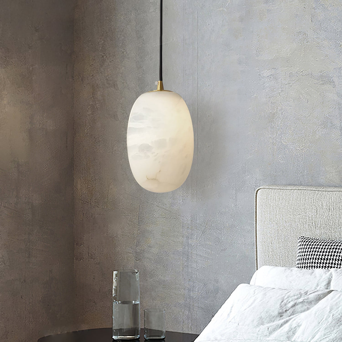 Luxors pendellampa i alabaster