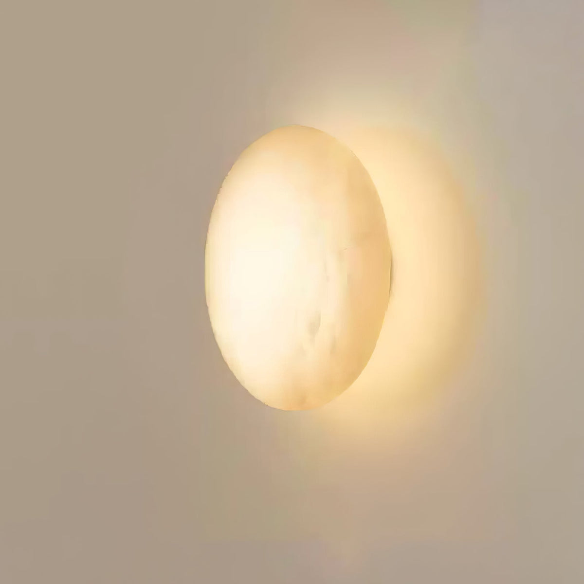 Eurthais minimalistisk væglampe i alabast