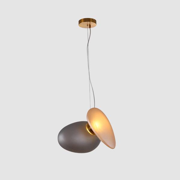 Mervan pendellampe i matteret glas