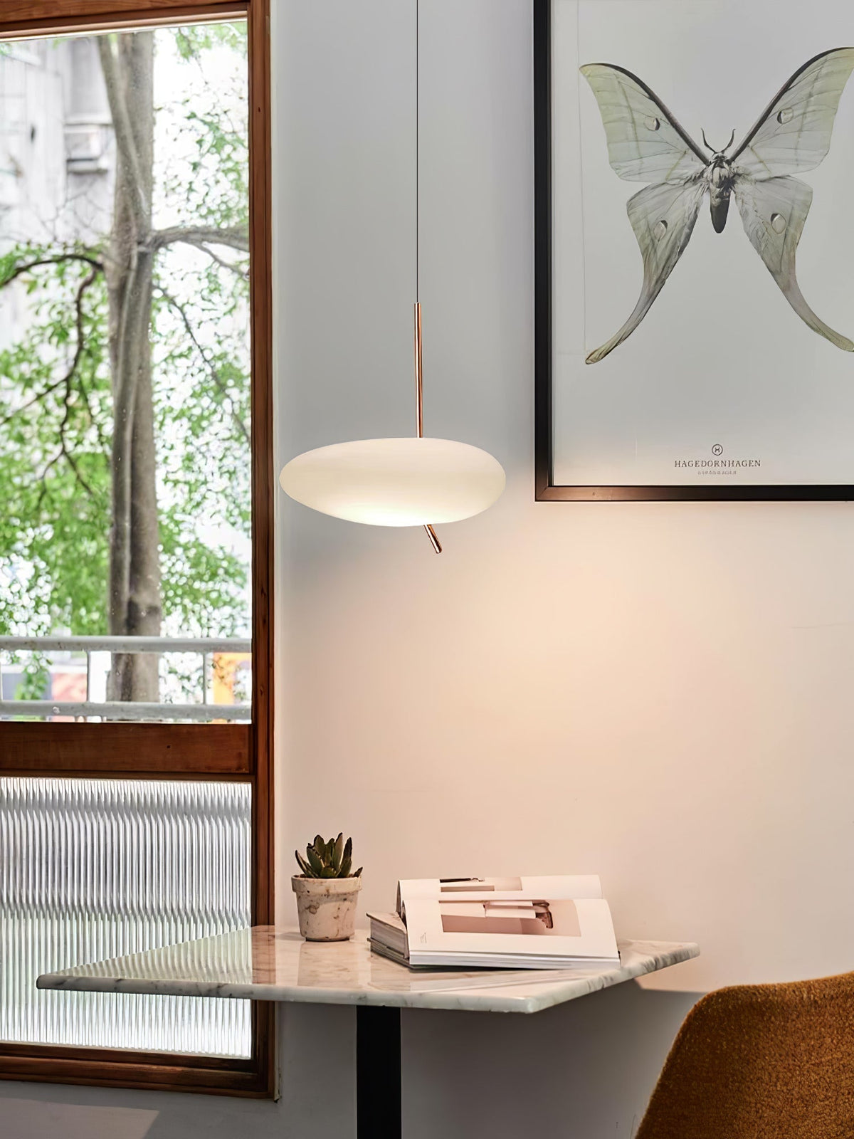 Velarena moderne pendellampe i glas
