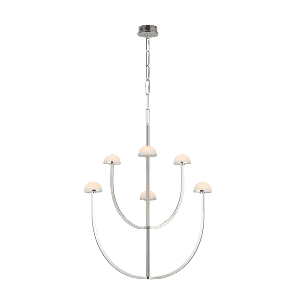 Pedra Ljuskrona Alabaster Minimalistisk Båge Geometri