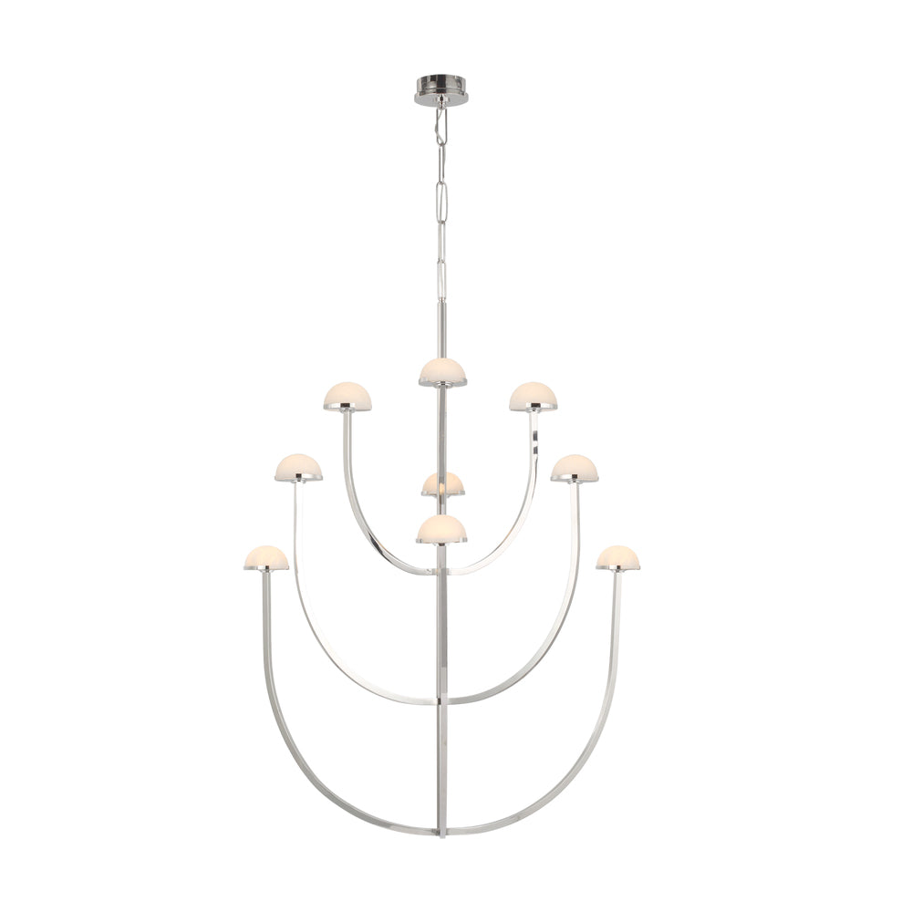 Pedra Ljuskrona Alabaster Minimalistisk Båge Geometri