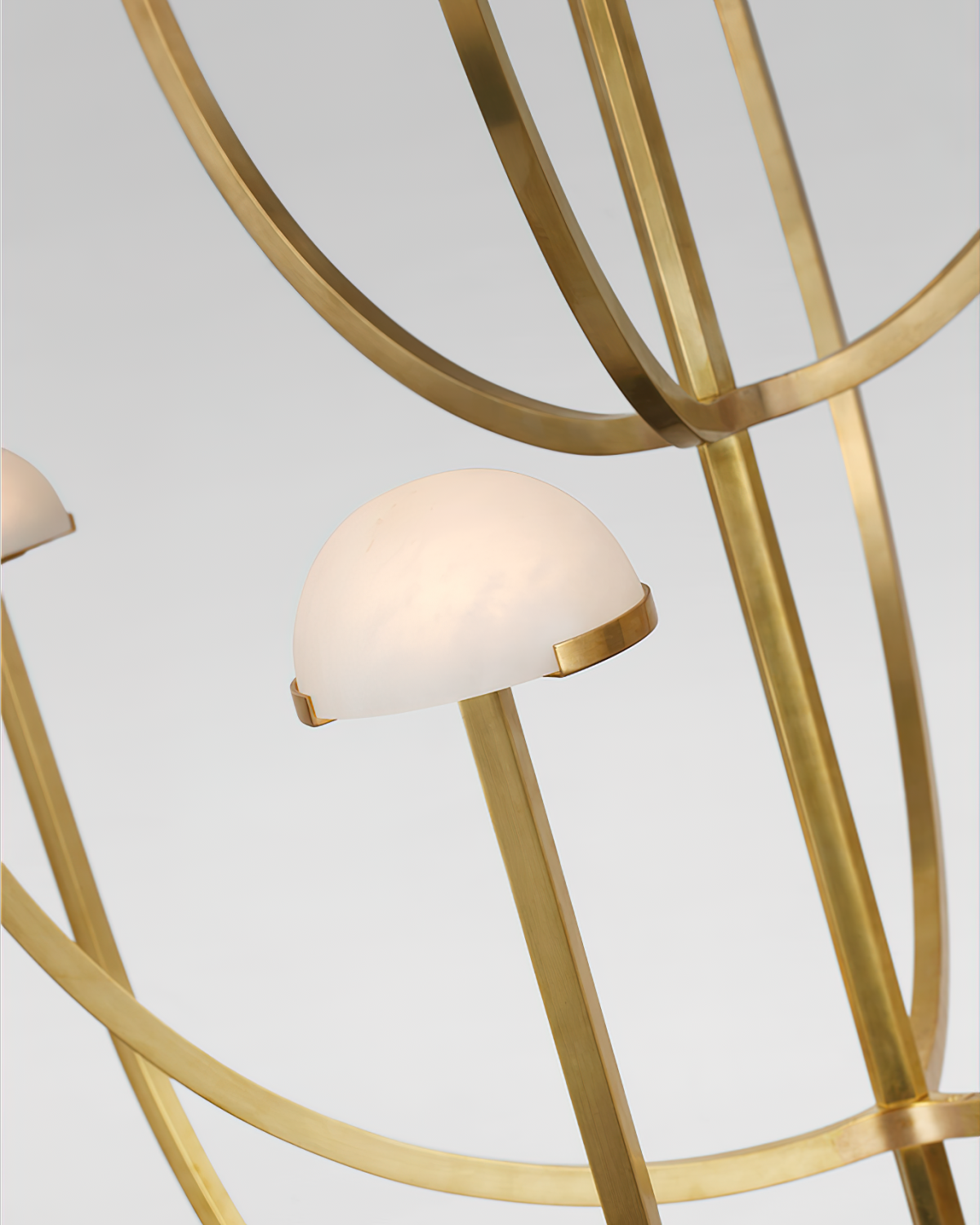 Pedra Ljuskrona Alabaster Minimalistisk Båge Geometri