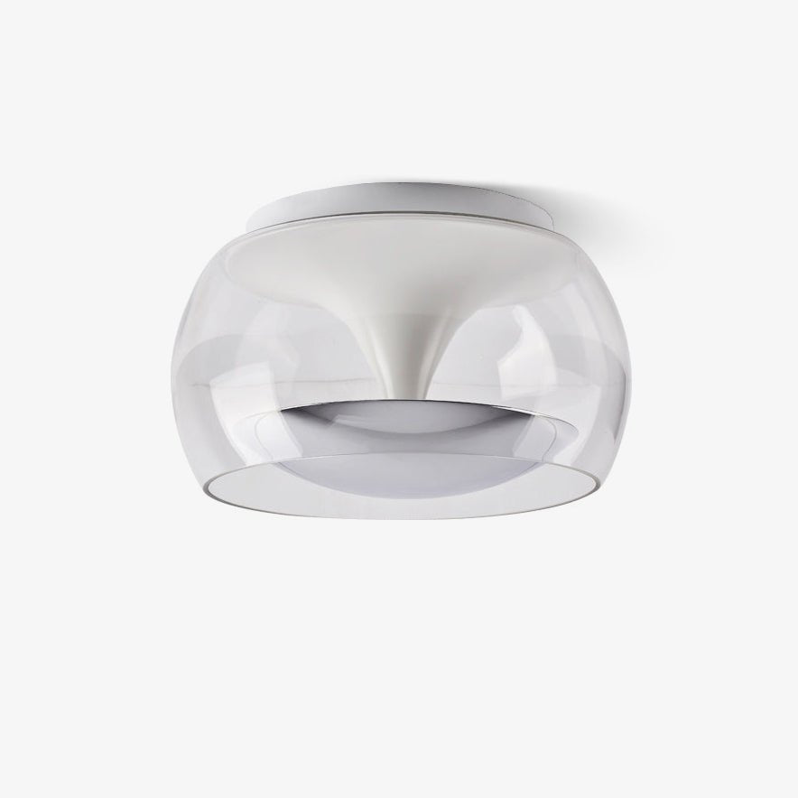 Candeeiro de teto pendente em vidro com design artístico nórdico Eshair