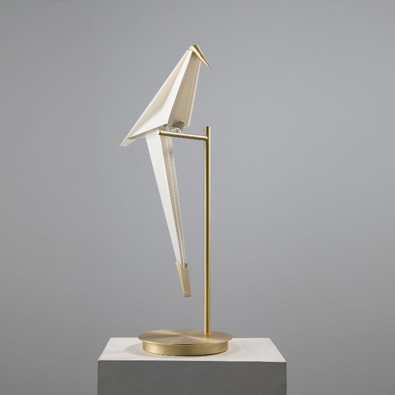Origami-bordlampe