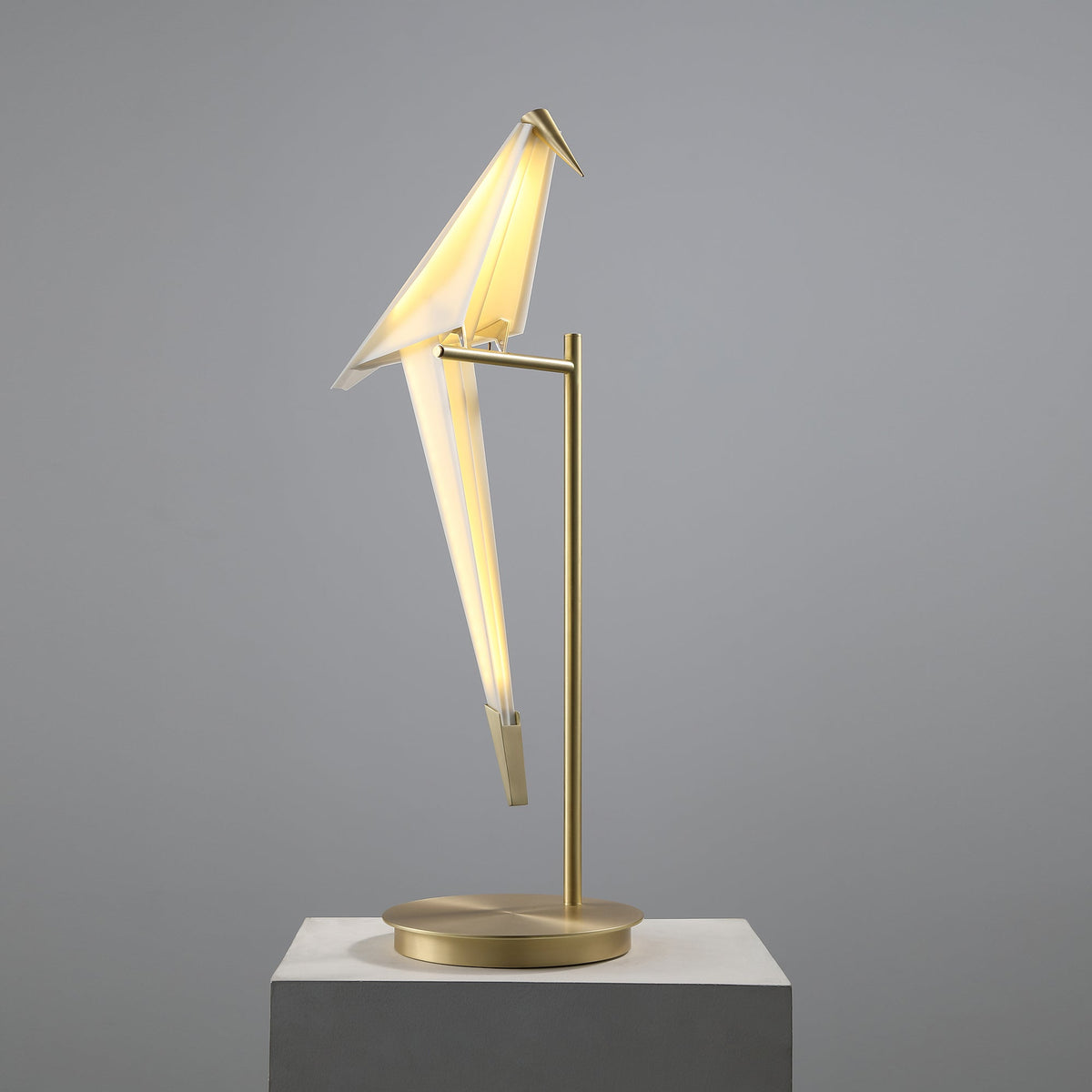 Origami-bordlampe