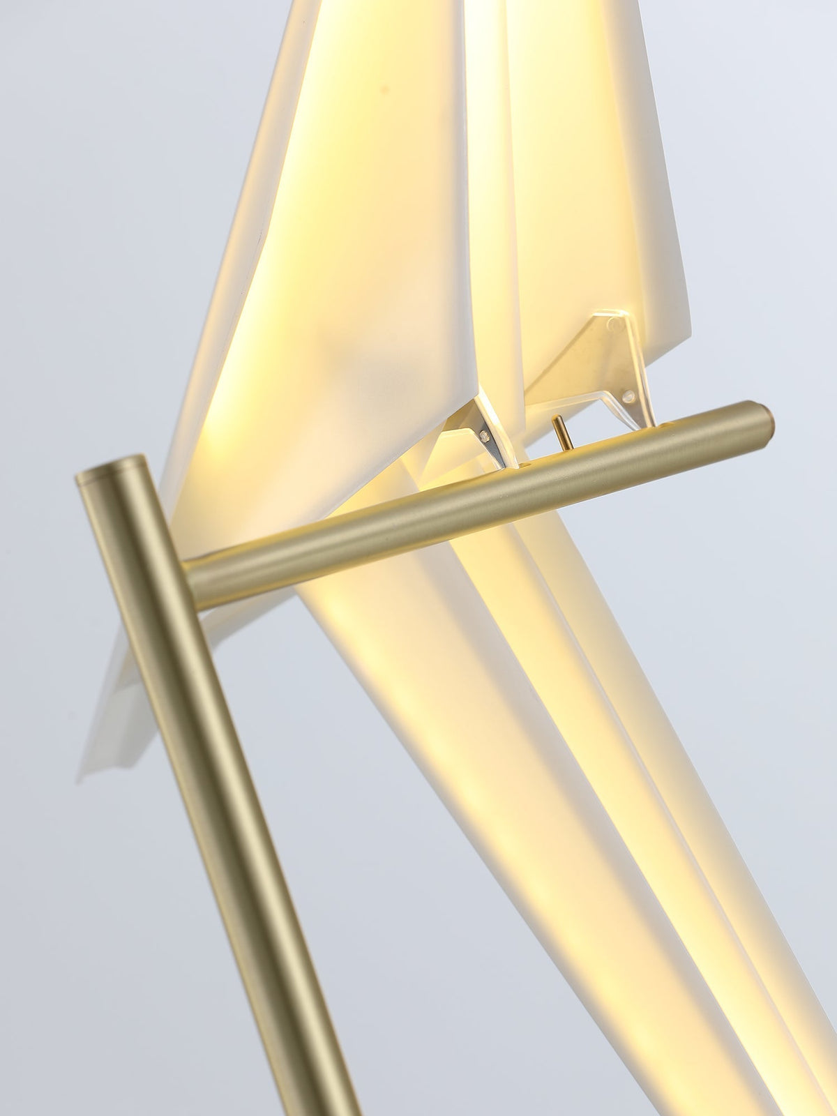 Origami-bordlampe