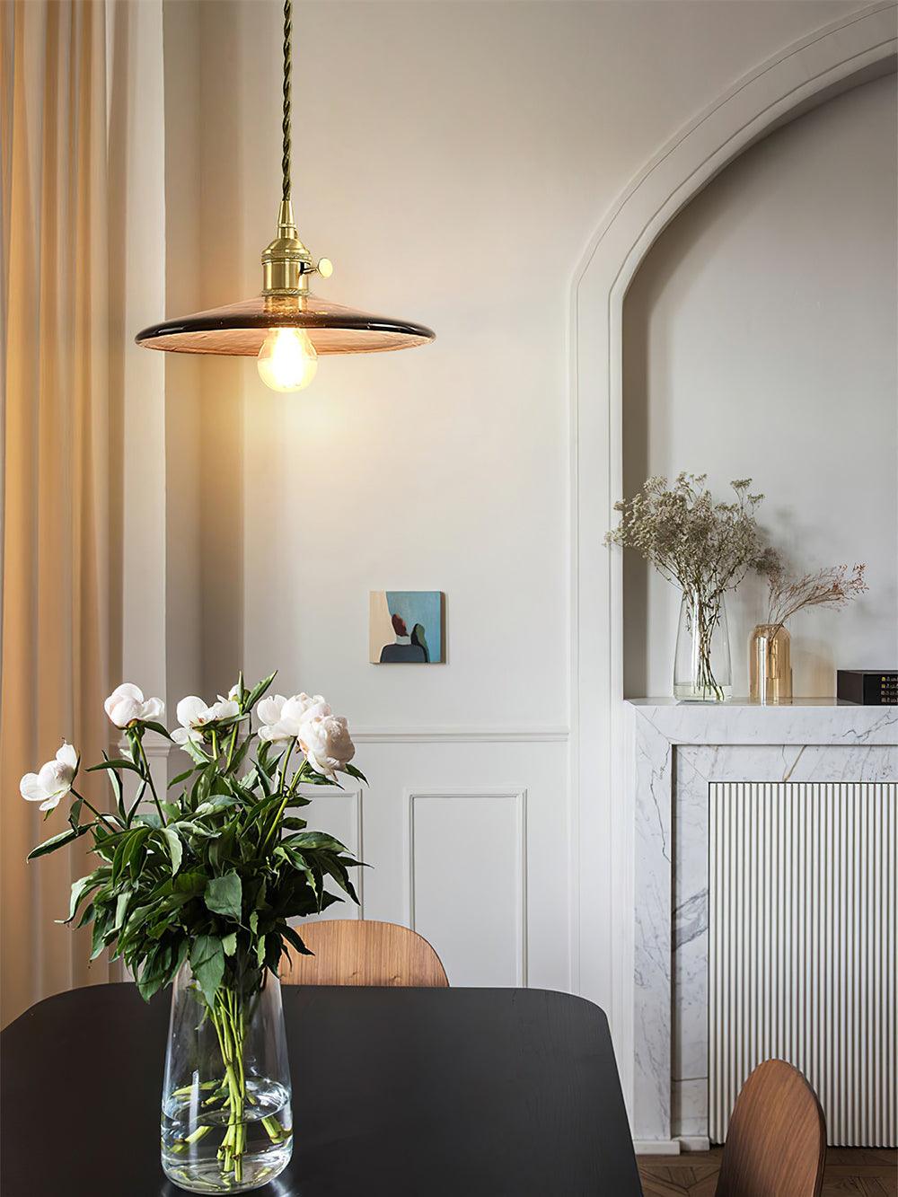 Sage Vintage-tyylinen lasikattovalaisin