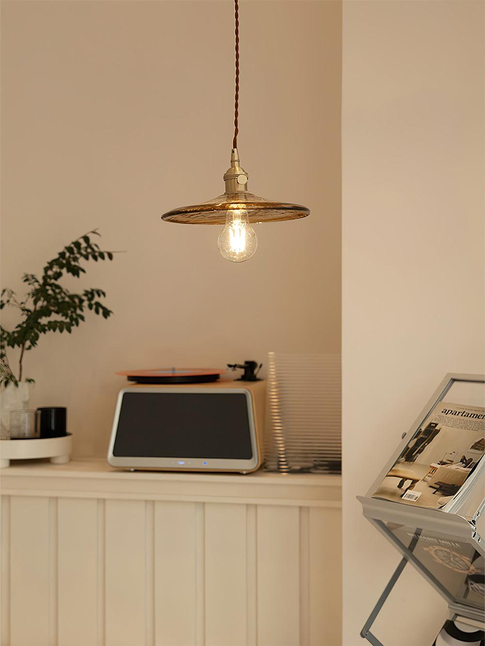 Sage Vintage-tyylinen lasikattovalaisin
