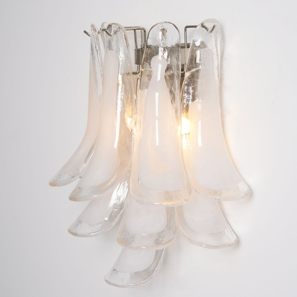 Eiraira Væglampe i kronbladsformet glas vintage kunstnerisk