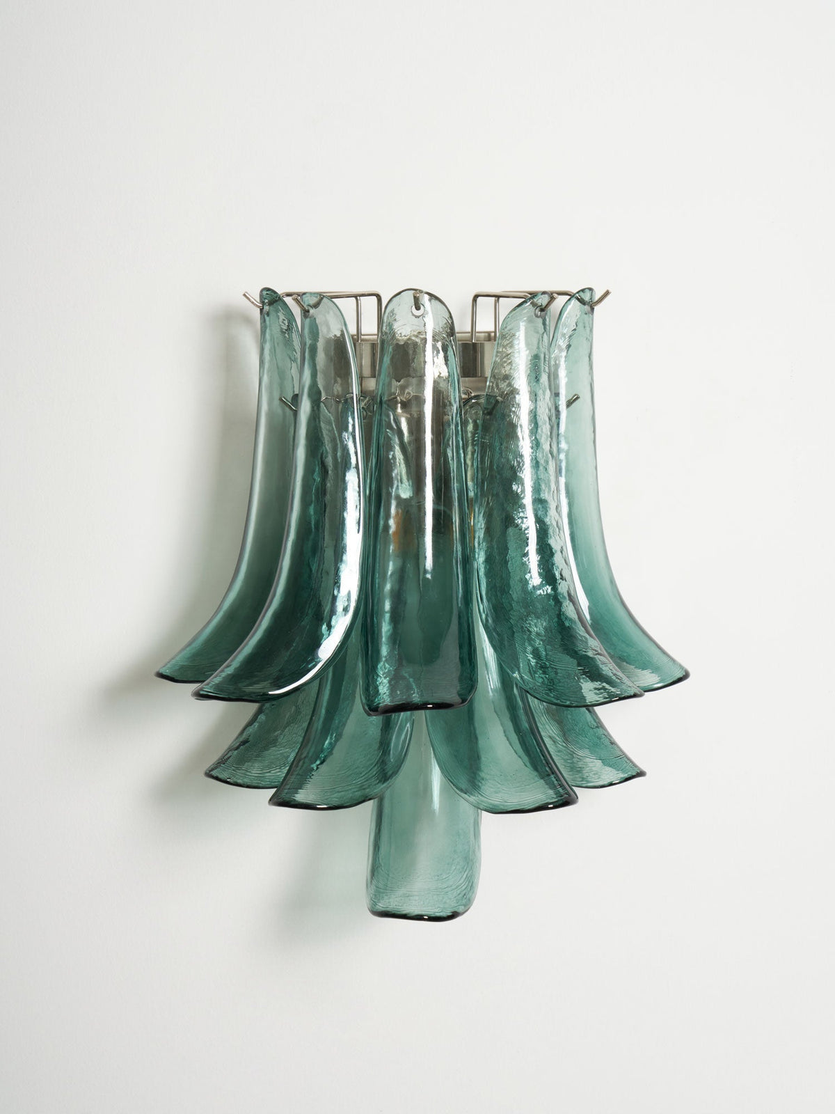 Eiraira Væglampe i kronbladsformet glas vintage kunstnerisk