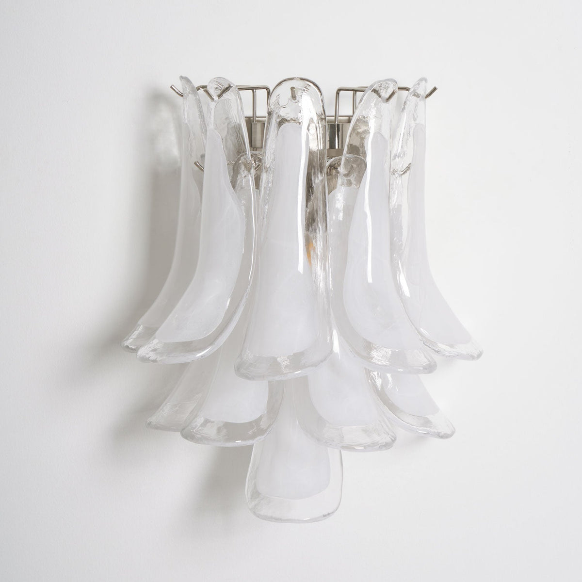 Eiraira Væglampe i kronbladsformet glas vintage kunstnerisk