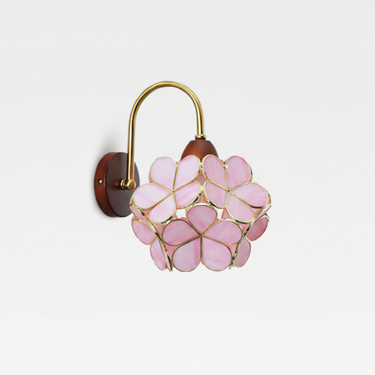 Petals-Wood vägglampa