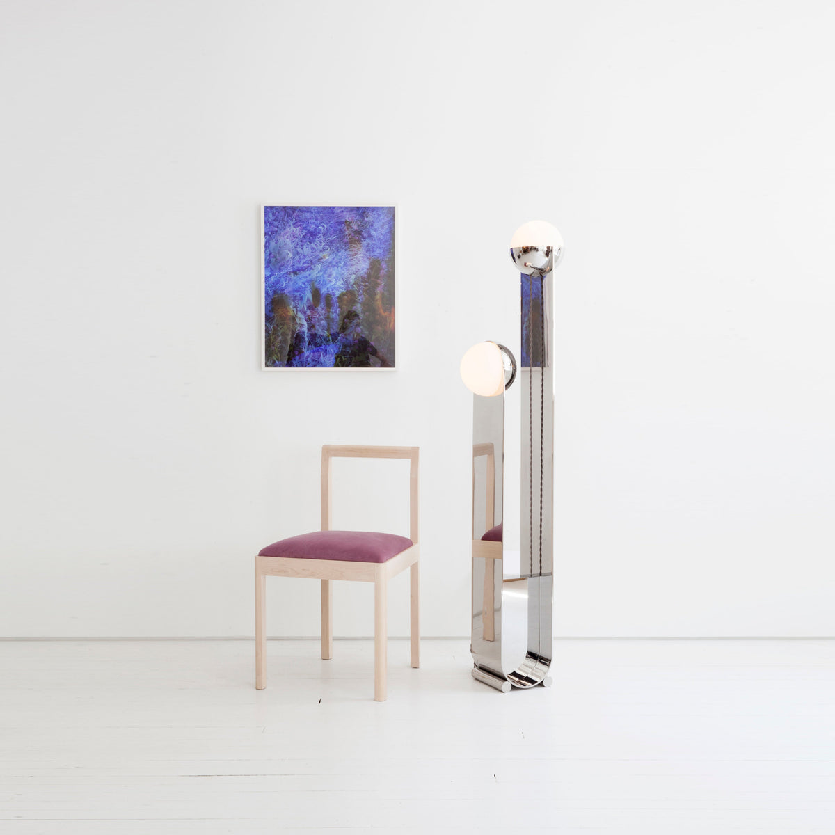 Asym-gulvlampe