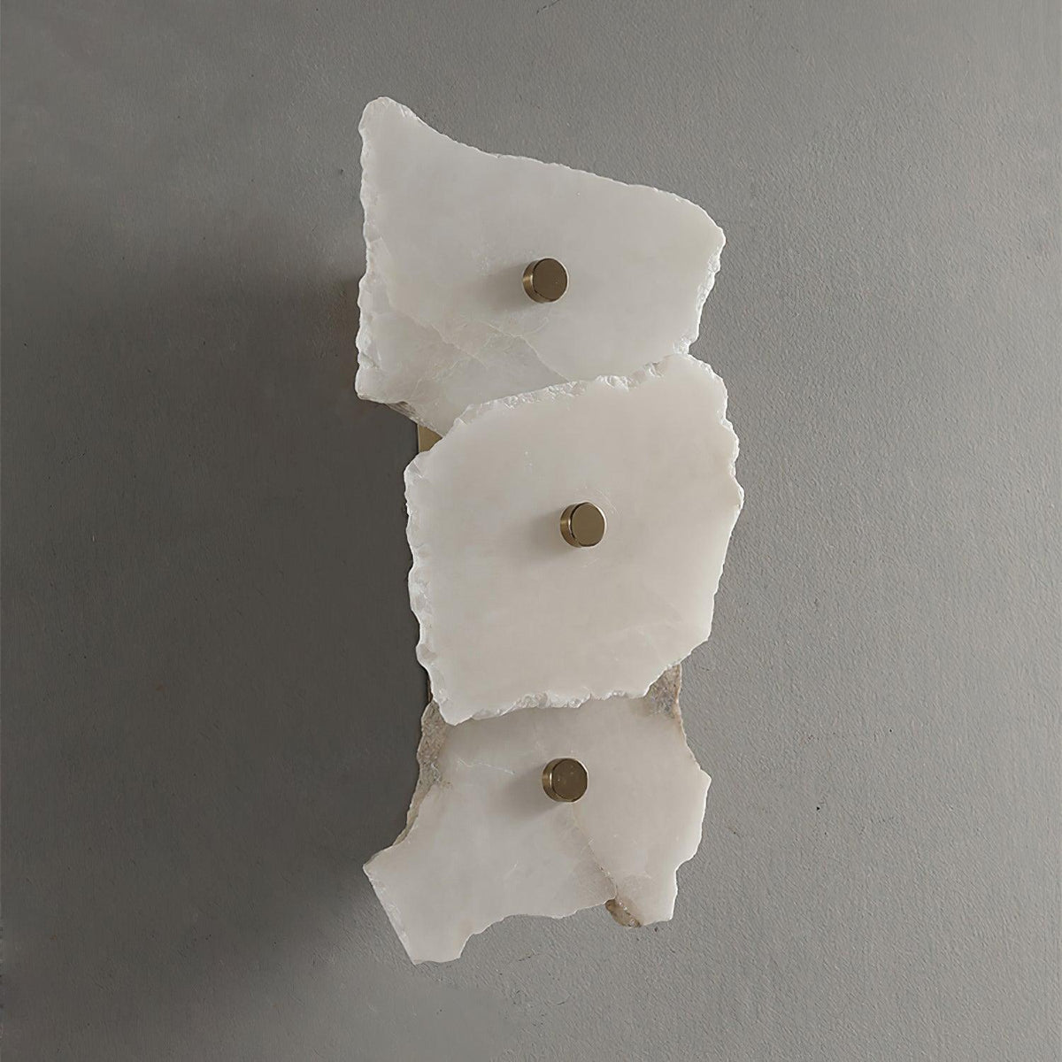 Candeeiro de parede de alabastro com flores agrupadas Alaeila