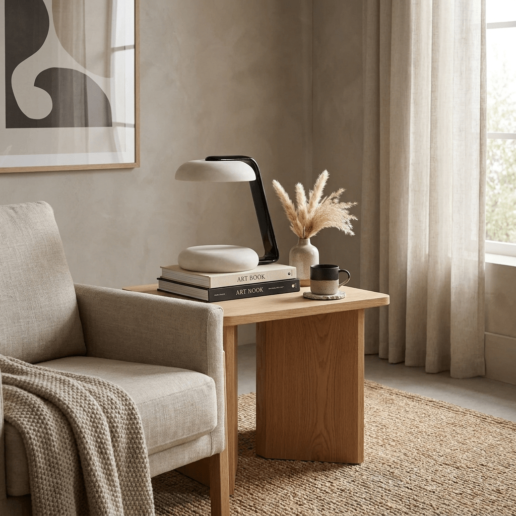 Noam-alabastbordlampe