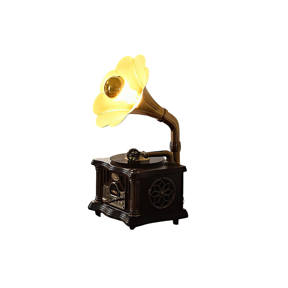 Fonografbordlampe