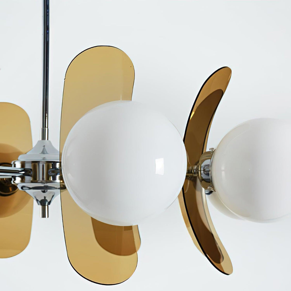 Ulano Chandelier Brown &Orange