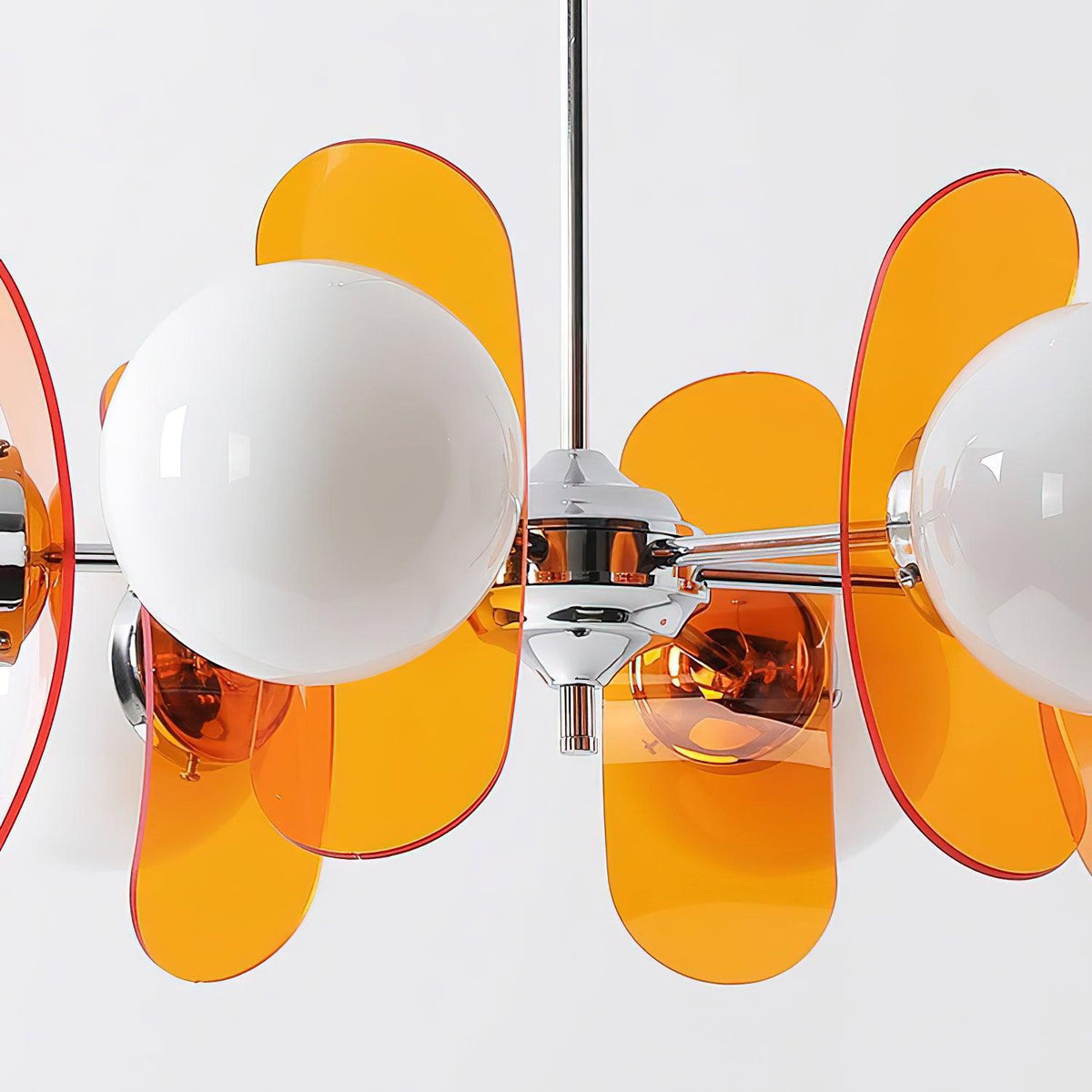 Ulano Chandelier Brown &Orange