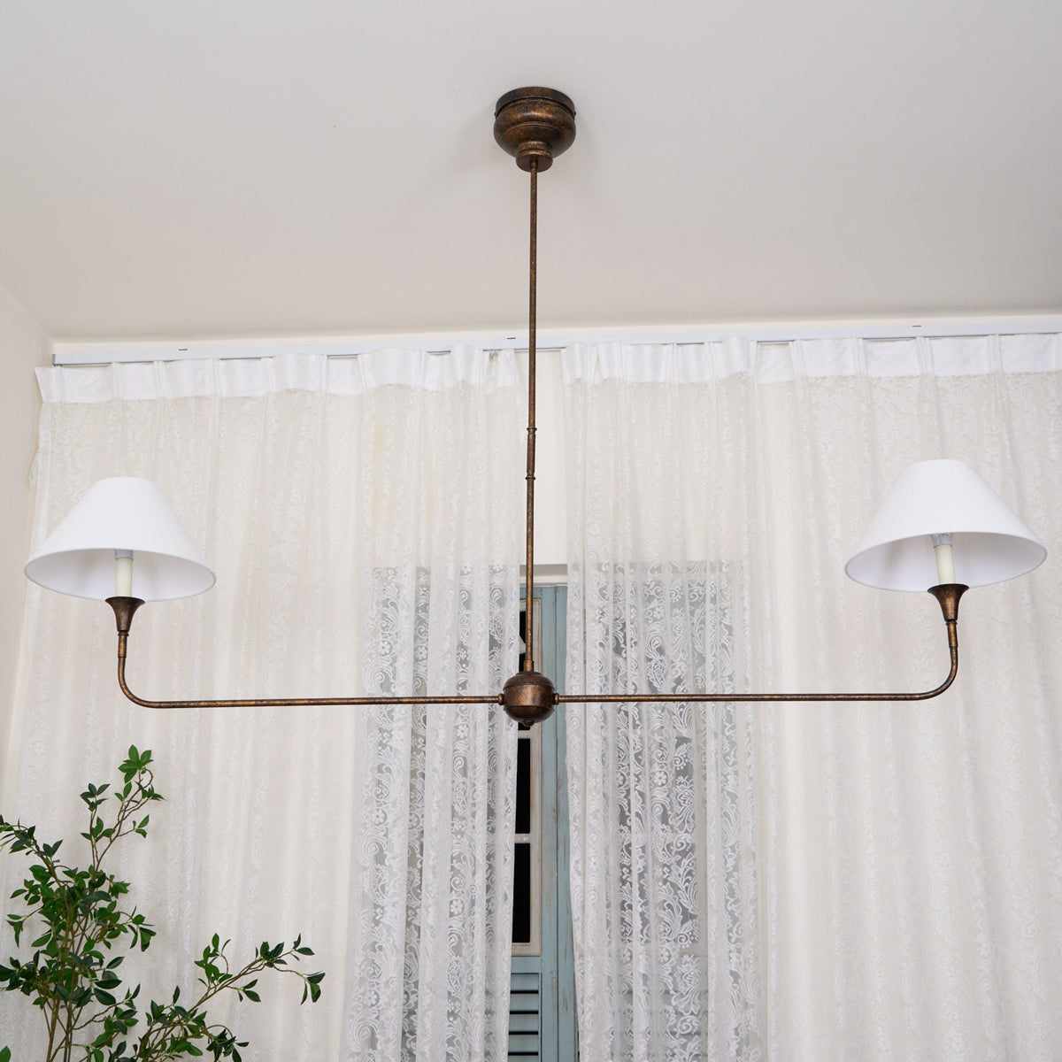 Norli Modern Linear LED Chandelier  Living Room Bedroom