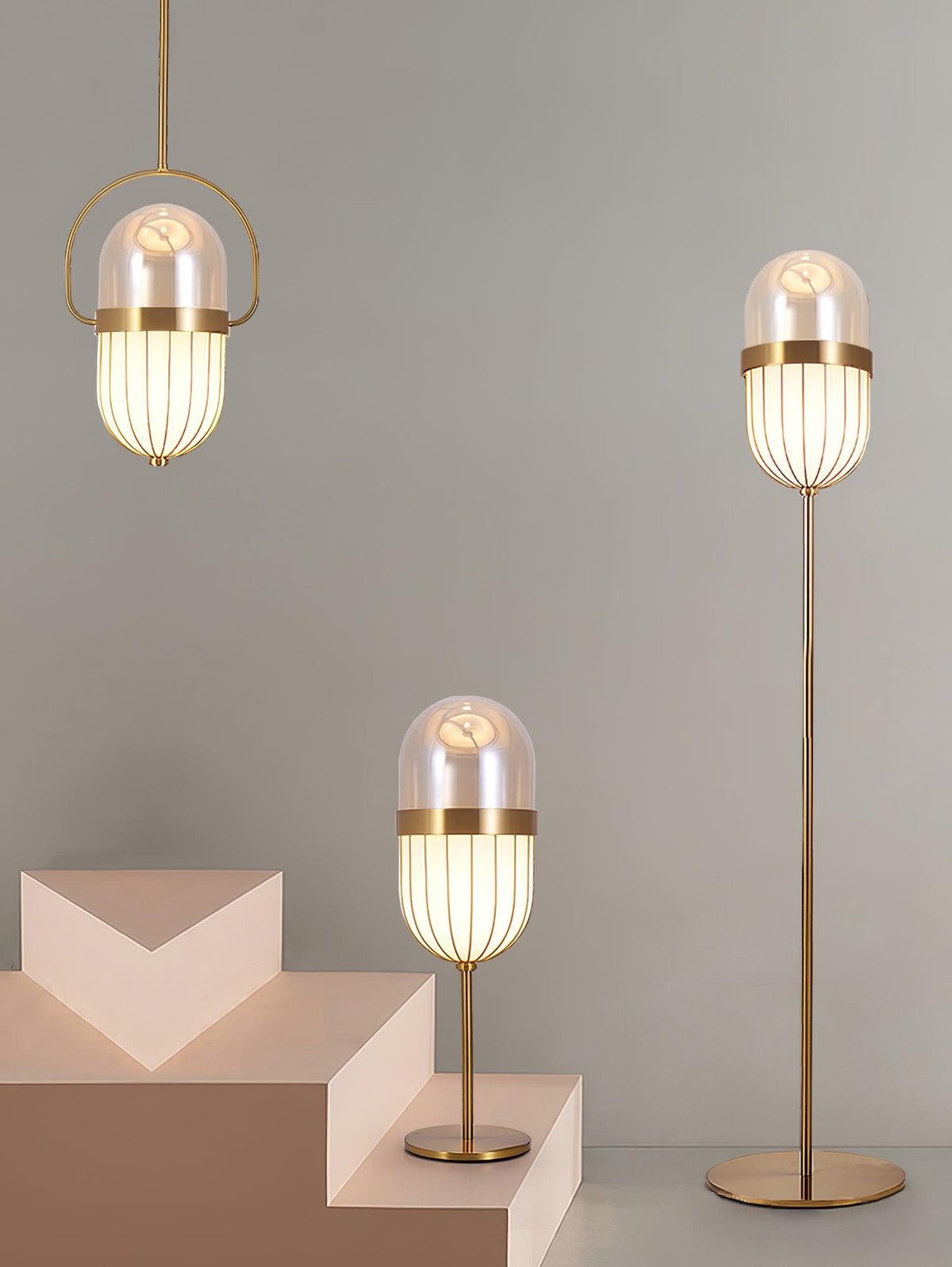 Moderne bordlampe Selelena