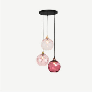 Hailie Färg Glas Pendellampa Klot Vardagsrum/Matsal/Sovrum