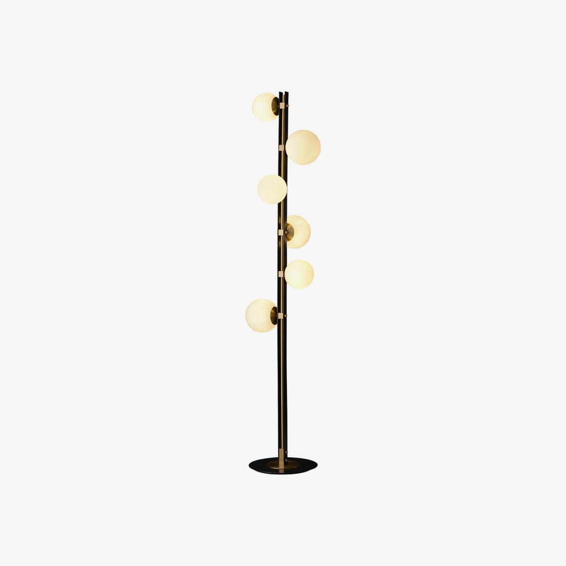 Candeeiro de pé elegante de vidro Eireneria