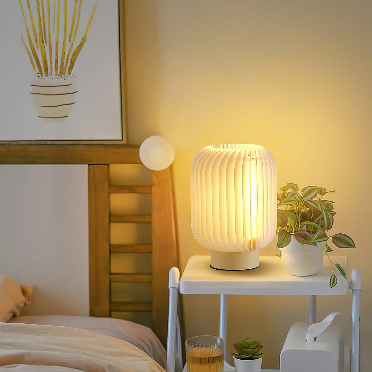 Thal organisk veckad bordslampa