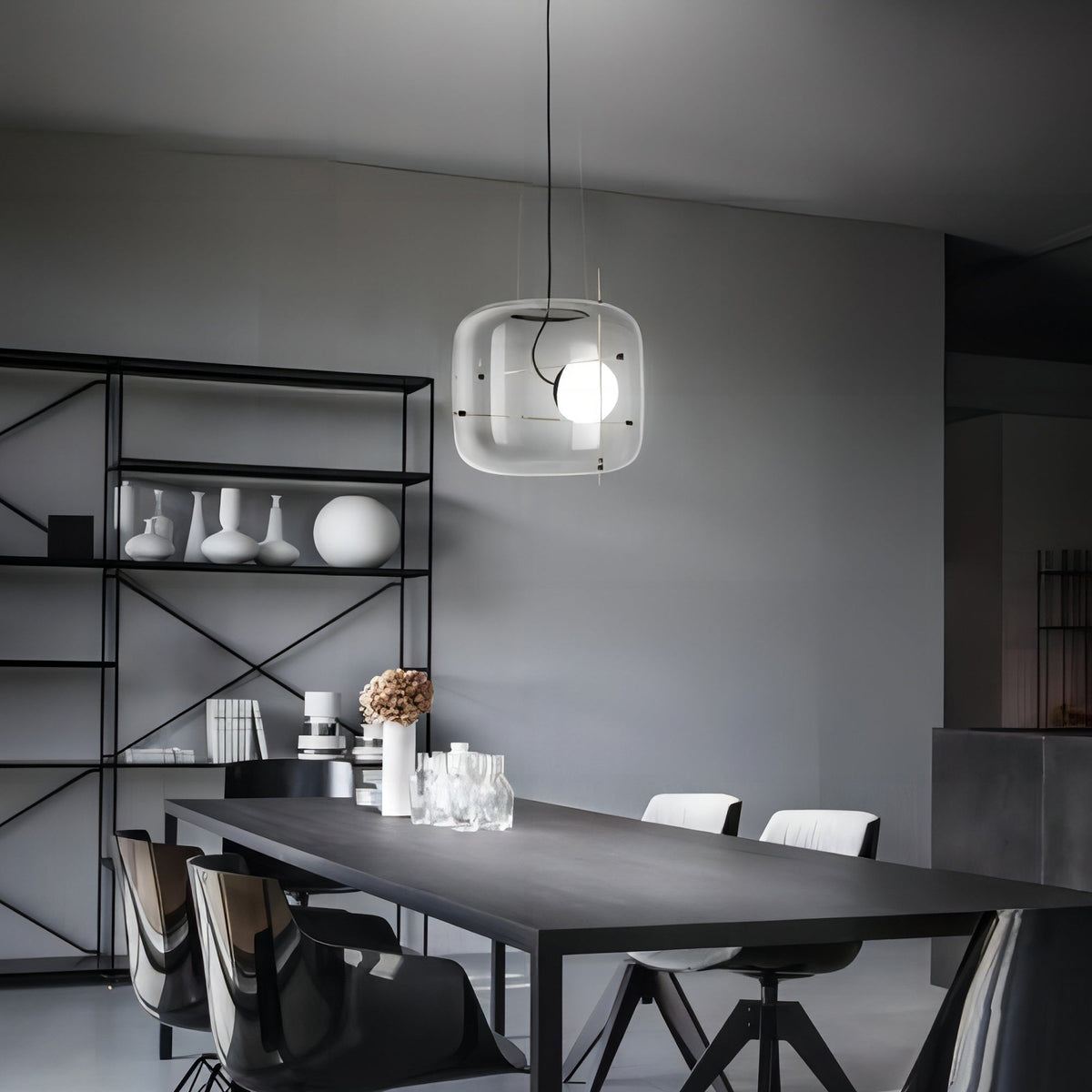 Ivex moderne pendellampe i glas