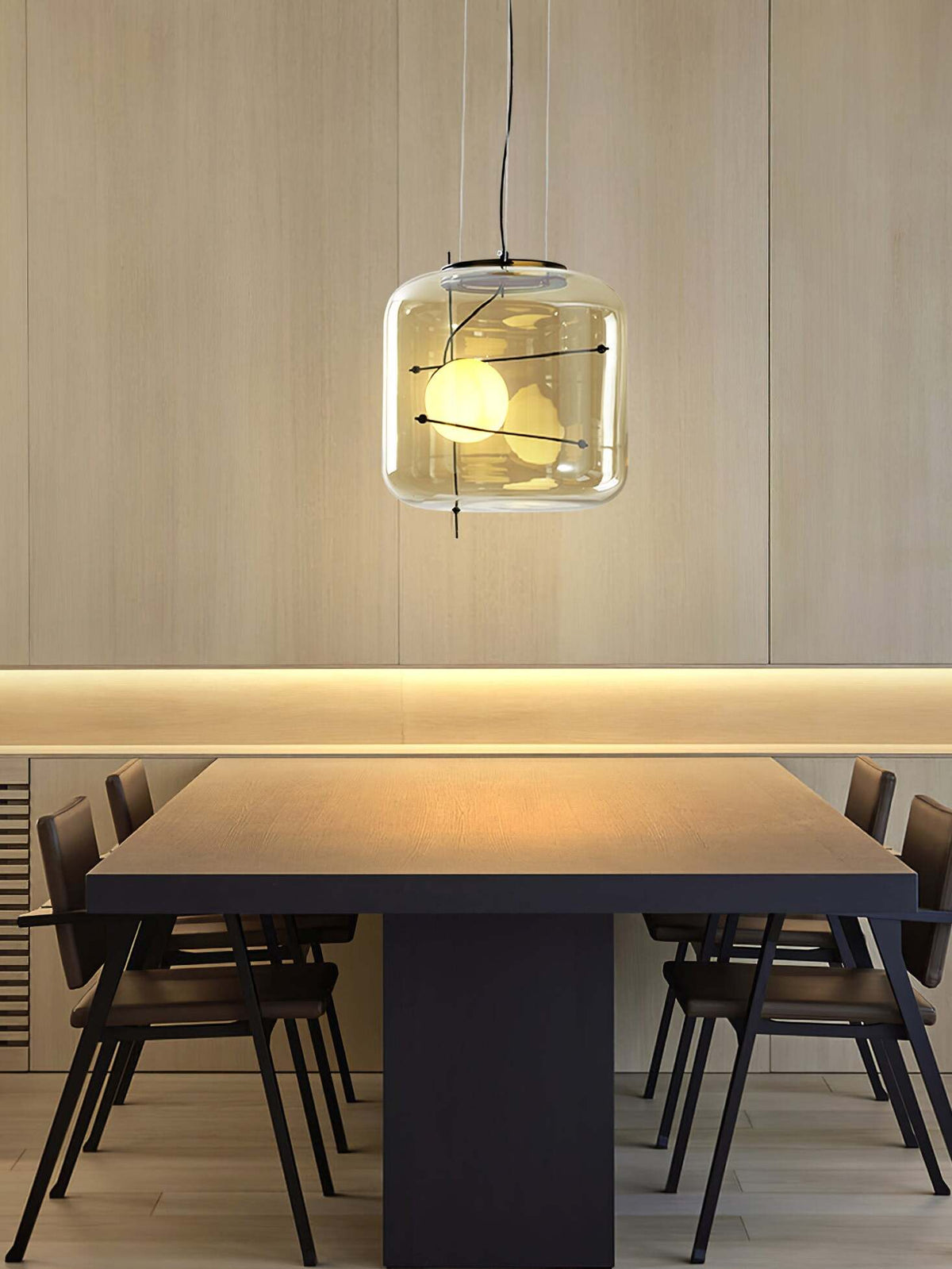 Ivex moderne pendellampe i glas