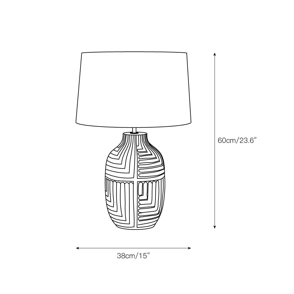 Glyph bordlampe