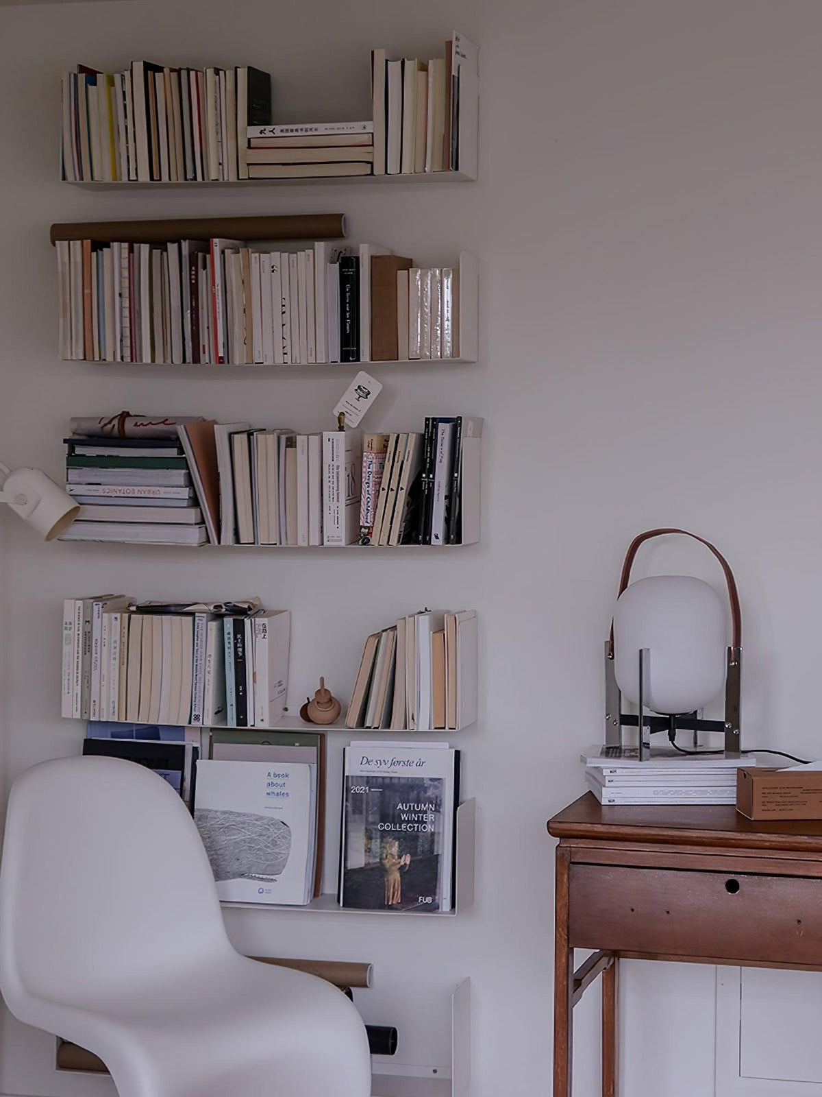 Harper minimalistisk bordslampa i glas