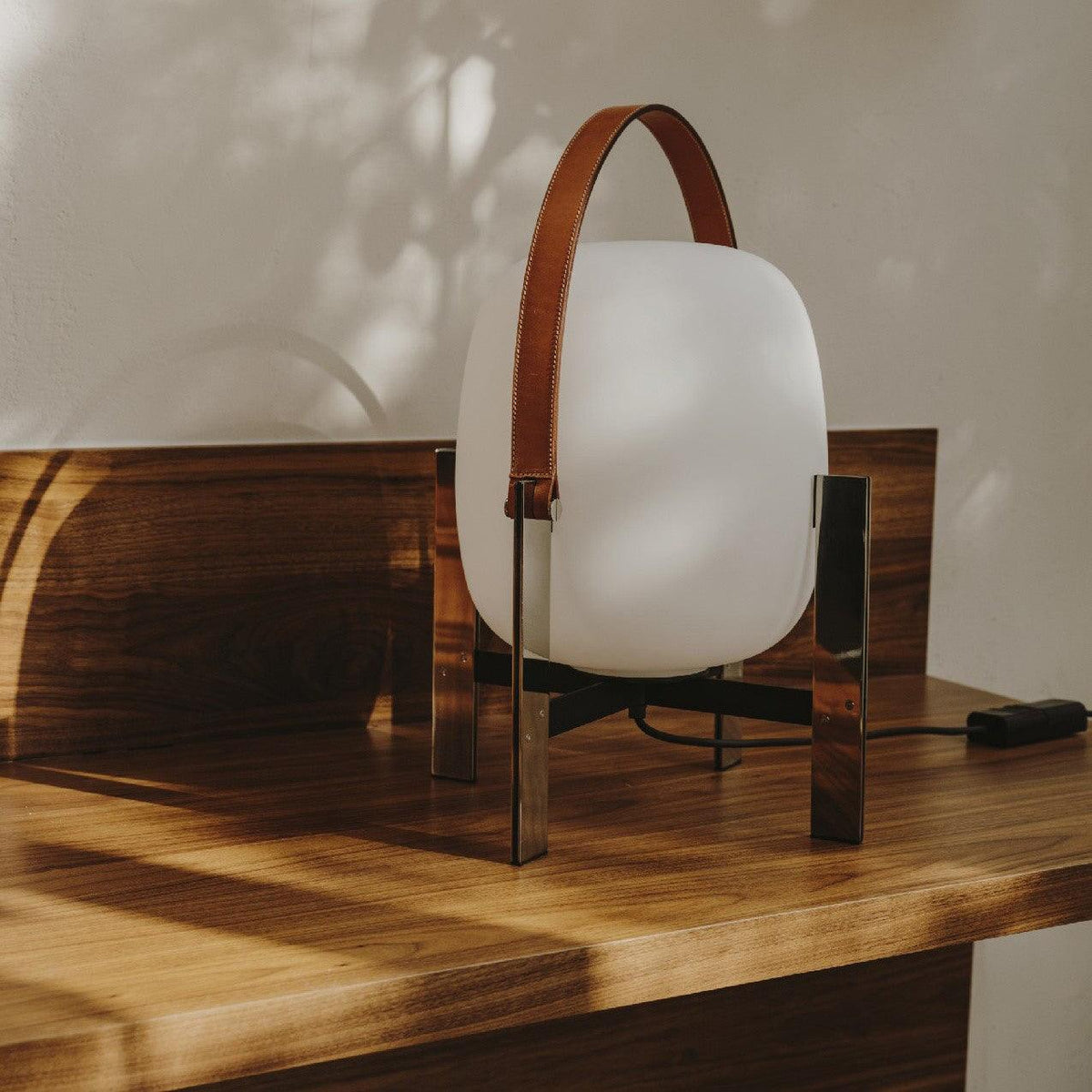 Harper minimalistisk bordslampa i glas