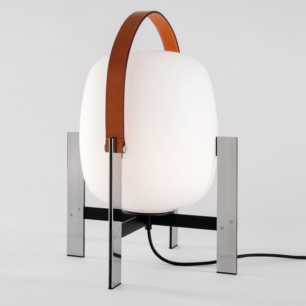 Harper minimalistisk bordslampa i glas