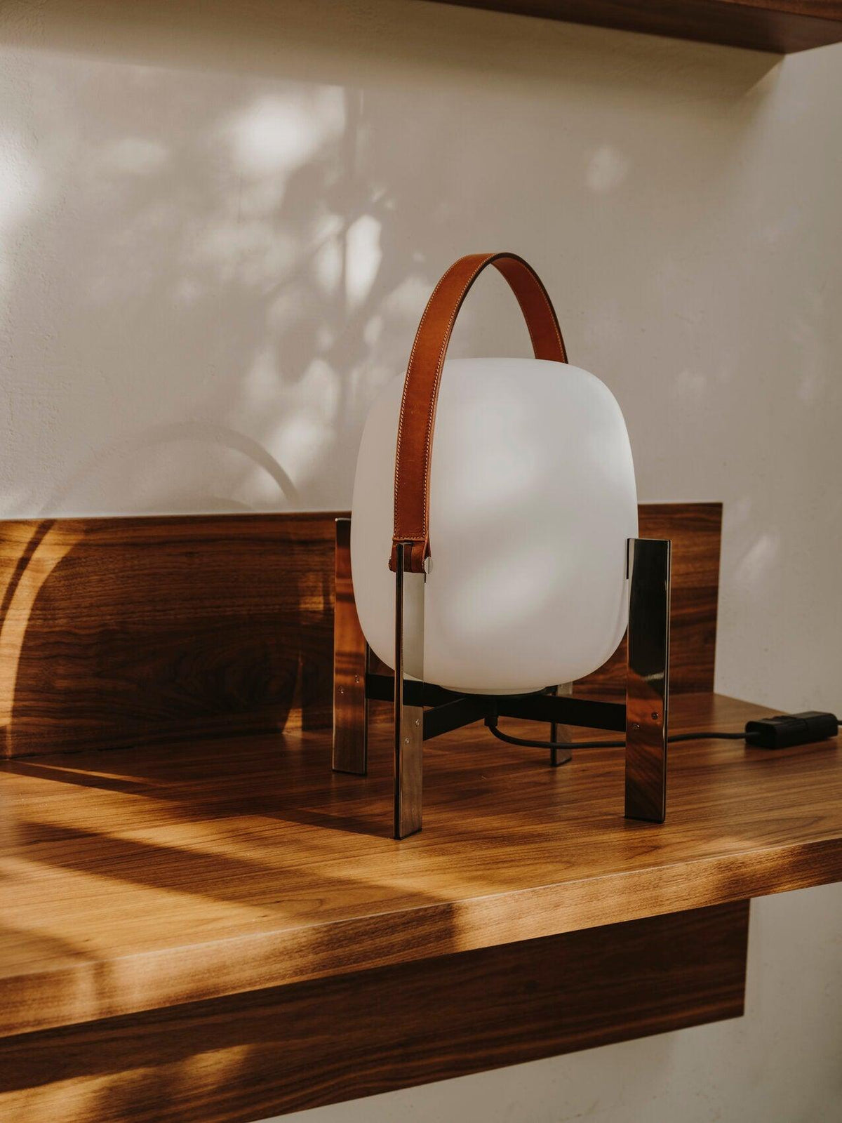 Harper minimalistisk bordslampa i glas