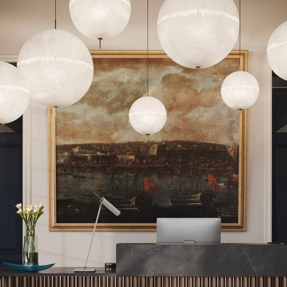 Sel futuristisk pendellampa