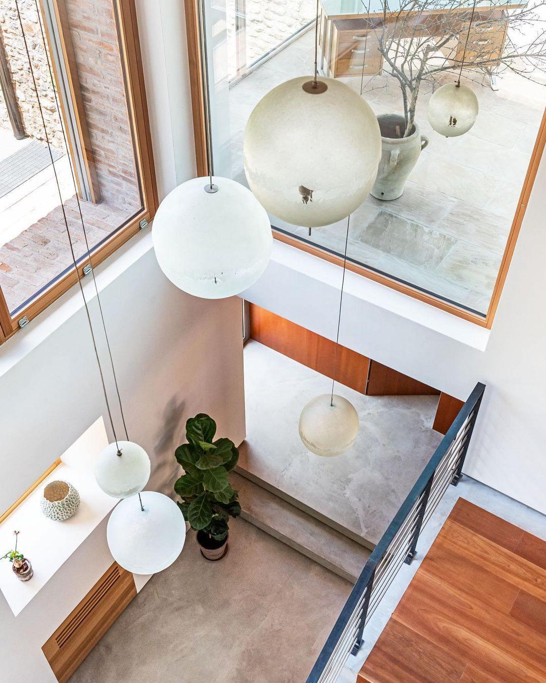 Sel futuristisk pendellampa