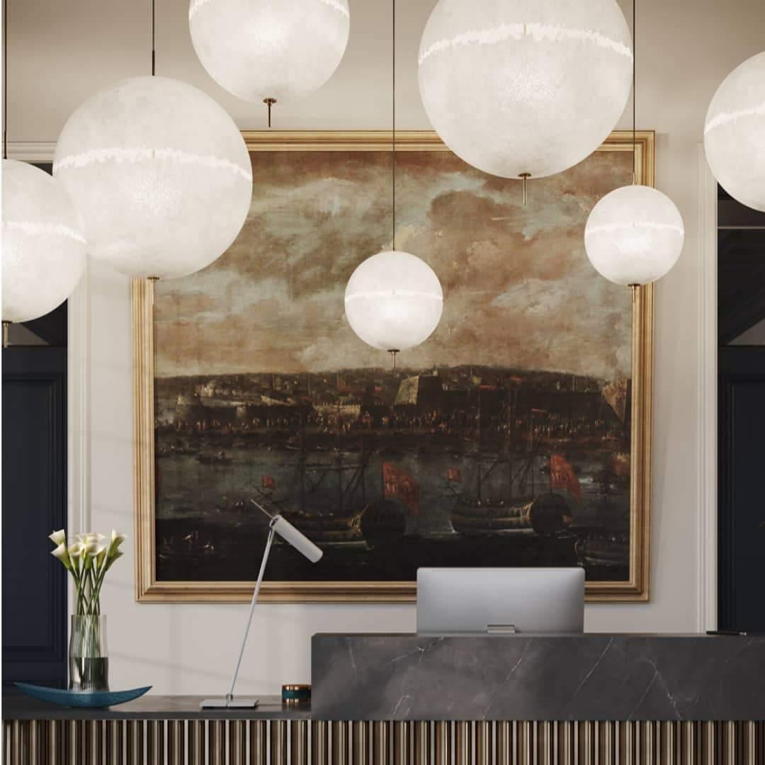 Sel futuristisk pendellampa
