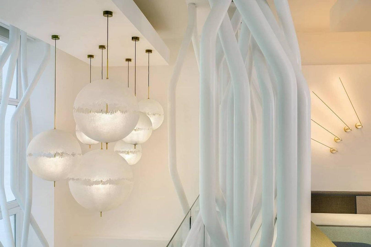 Sel futuristisk pendellampa