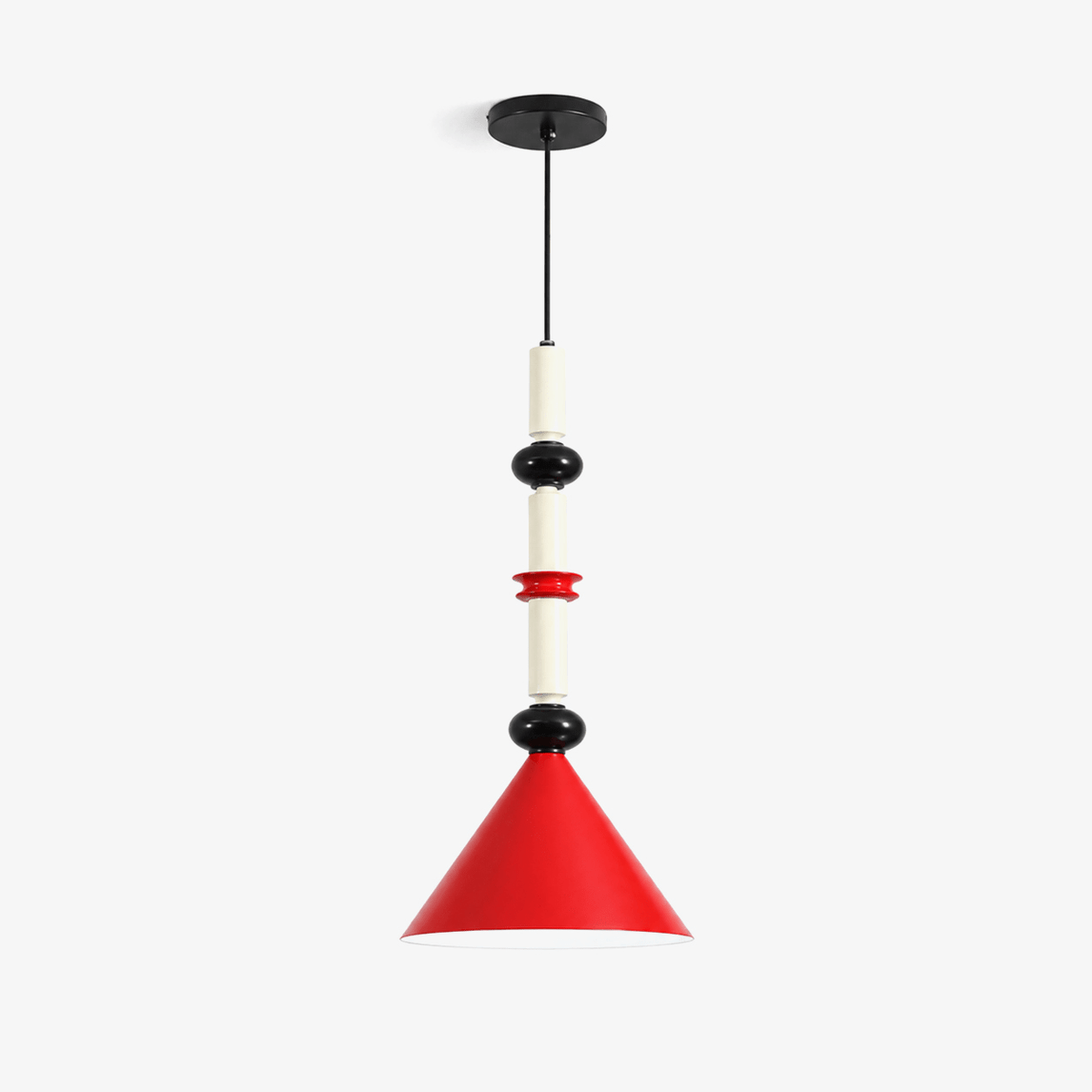 Candeeiro pendente cónico mini pós-moderno
