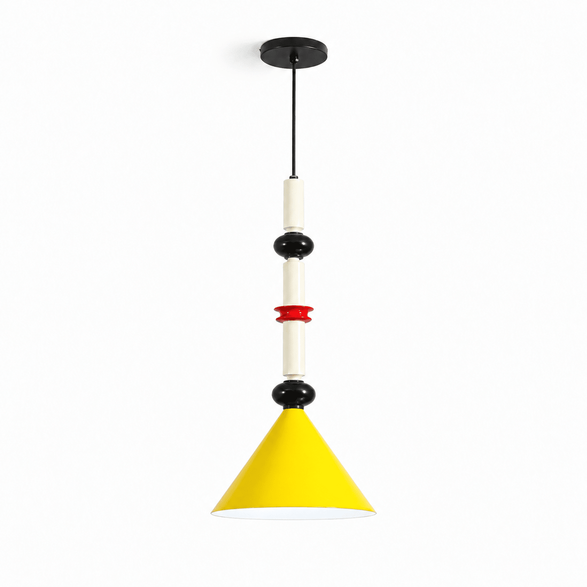 Candeeiro pendente cónico mini pós-moderno
