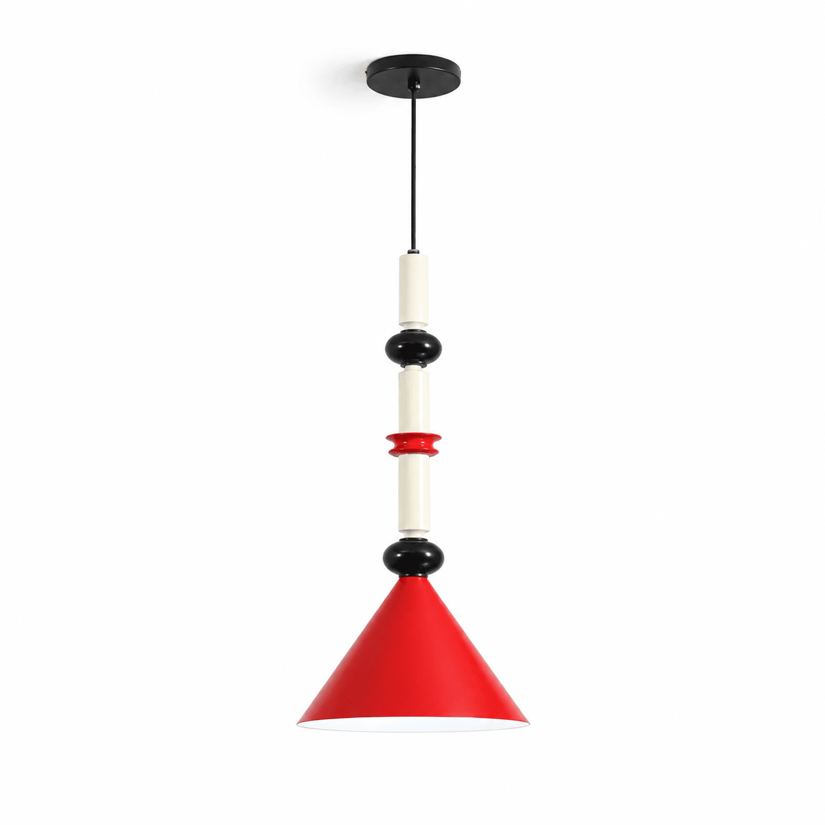 Candeeiro pendente cónico mini pós-moderno