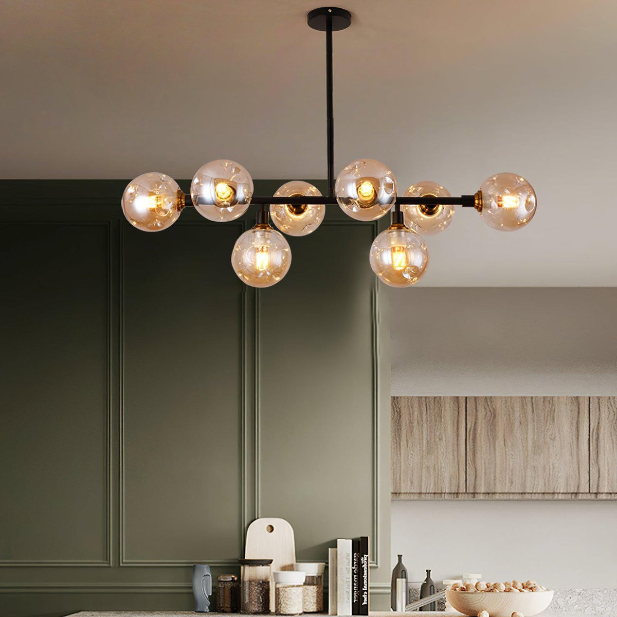 Candelabro Velaiel em vidro e metal