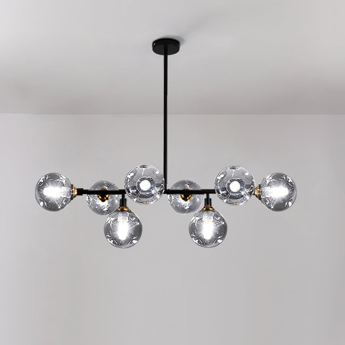 Candelabro Velaiel em vidro e metal