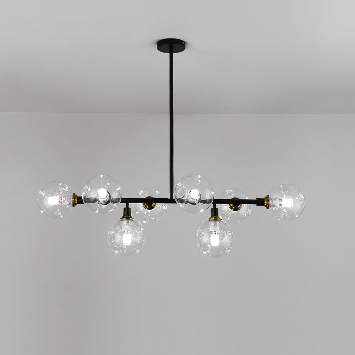 Candelabro Velaiel em vidro e metal